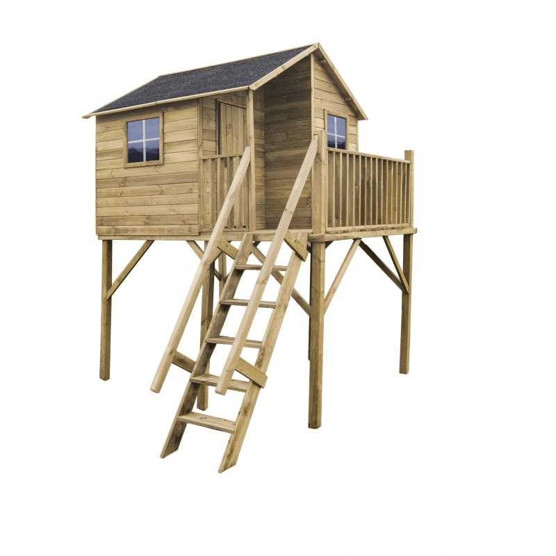 Drewniany domek ogrodowy dla dzieci Jerzyk MAX