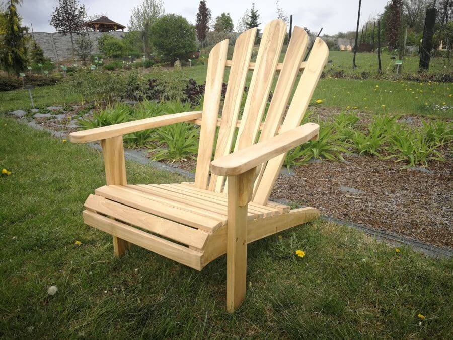 Drewniany leżak ogrodowy Air