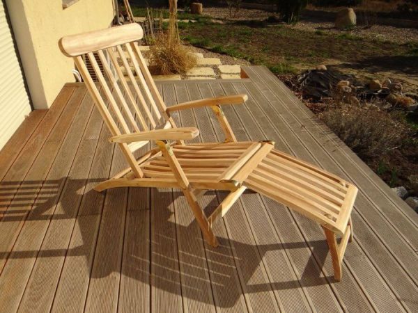 City dřevěné zahradní lehátko – teak