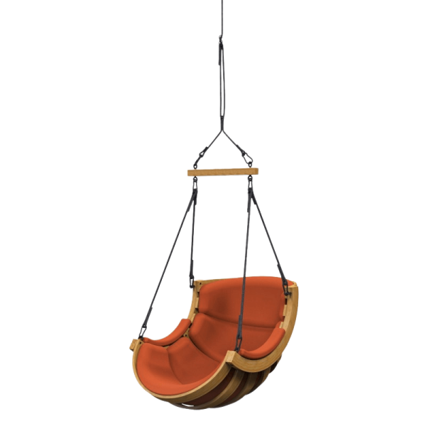 Fotel wiszący do ogrodu – terracotta