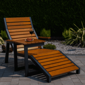 Nowoczesny leżak ogrodowy Grillbox