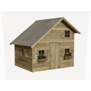 Piętrowy drewniany domek ogrodowy dla dzieci Amelia | Domki ogrodowe dla dzieci | One Product