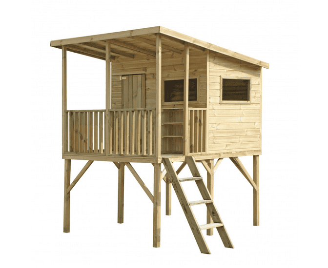 Drewniany domek ogrodowy dla dzieci Robinson